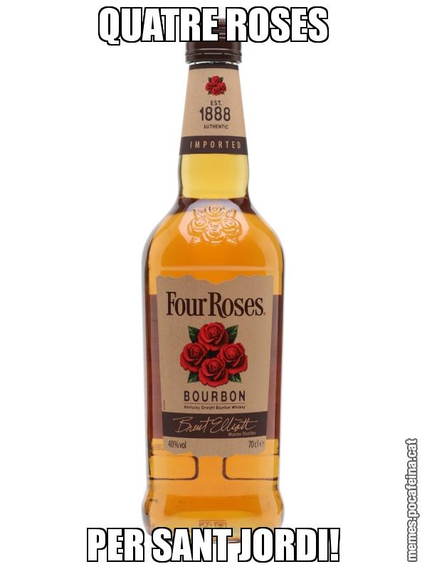 QUATRE ROSES PER SANT JORDI!