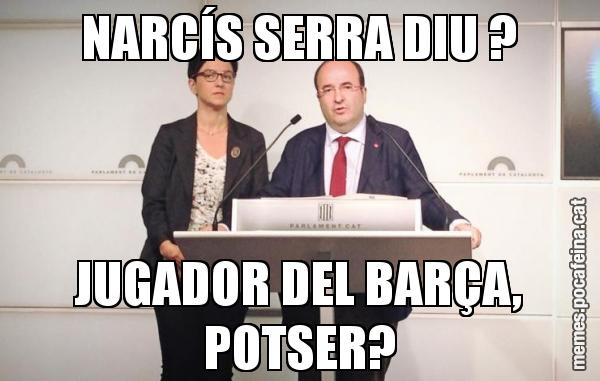 NARCÍS SERRA DIU ? JUGADOR DEL BARÇA, POTSER?