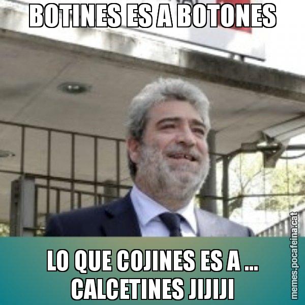 BOTINES ES A BOTONES LO QUE COJINES ES A ... CALCETINES JIJIJI - Miguel Ángel Rodríguez Bajón