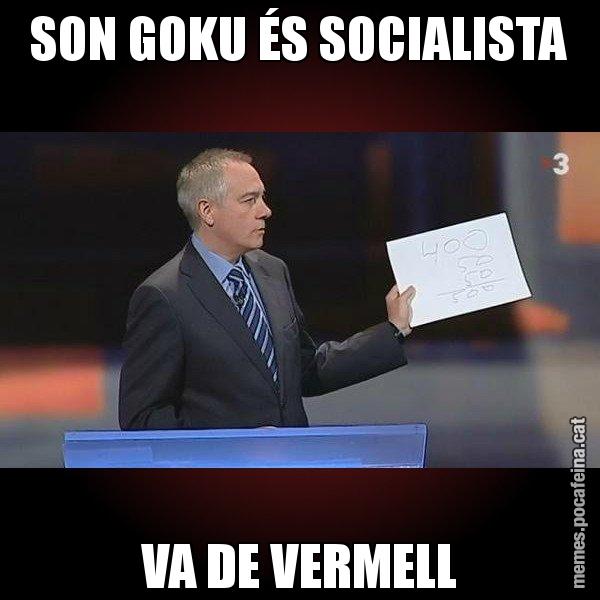 SON GOKU ÉS SOCIALISTA VA DE VERMELL - Navarro Paper