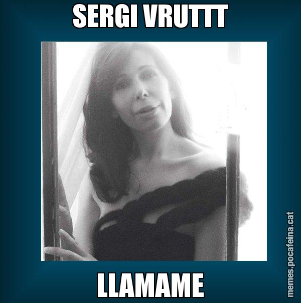 SERGI VRUTTT LLAMAME - Alícia Sánchez Mairena
