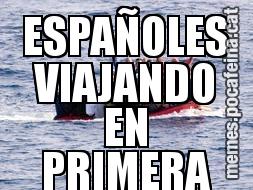 ESPAÑOLES VIAJANDO EN PRIMERA CLASE A ALEMANIA EN BARCO