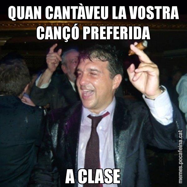 QUAN CANTÀVEU LA VOSTRA CANÇÓ PREFERIDA A CLASE - Laporta de Festa