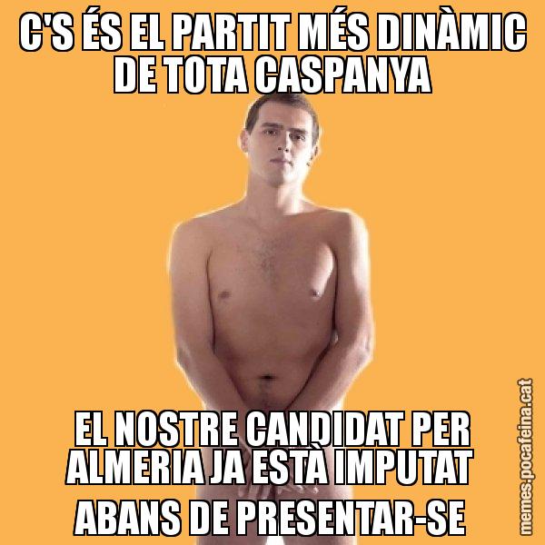 C'S ÉS EL PARTIT MÉS DINÀMIC DE TOTA CASPANYA EL NOSTRE CANDIDAT PER ALMERIA JA ESTÀ IMPUTAT ABANS DE PRESENTAR-SE - Albert Rivera