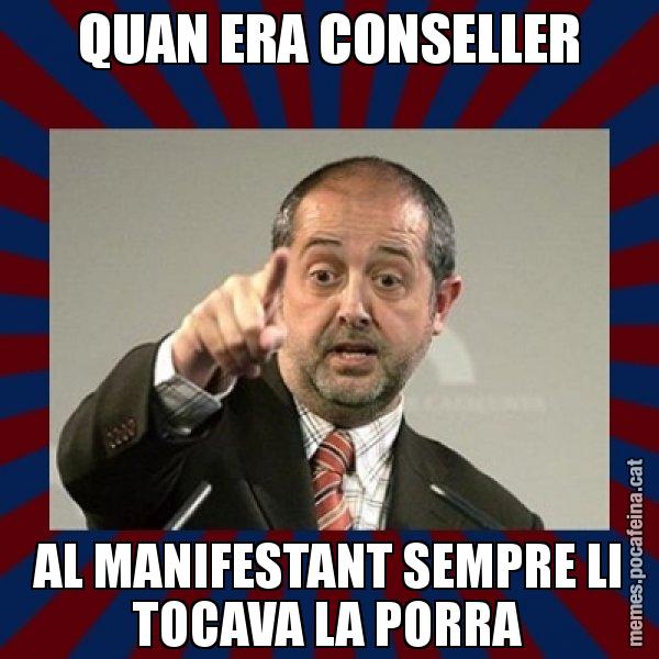 QUAN ERA CONSELLER AL MANIFESTANT SEMPRE LI TOCAVA LA PORRA - Felip Puig