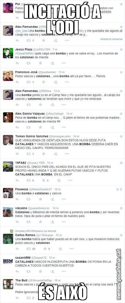 INCITACIÓ A L'ODI ÉS AIXÒ