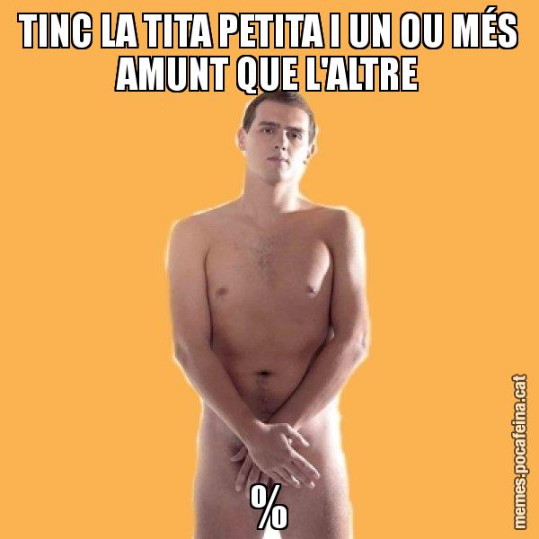TINC LA TITA PETITA I UN OU MÉS AMUNT QUE L'ALTRE % - Albert Rivera