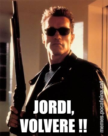 JORDI, VOLVERE !!