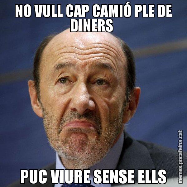 NO VULL CAP CAMIÓ PLE DE DINERS  PUC VIURE SENSE ELLS - Rubalcaba