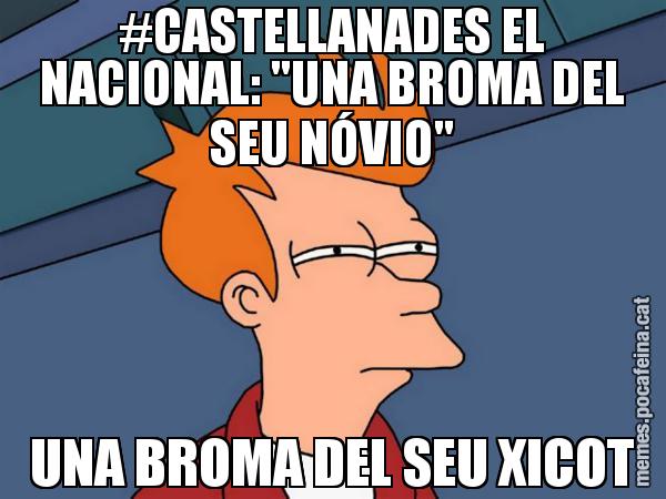 #CASTELLANADES EL NACIONAL: "UNA BROMA DEL SEU NÓVIO" UNA BROMA DEL SEU XICOT - Futurama Fry