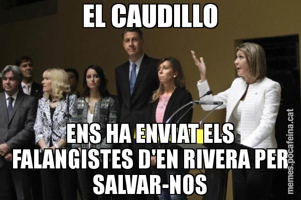 EL CAUDILLO ENS HA ENVIAT ELS FALANGISTES D'EN RIVERA PER SALVAR-NOS