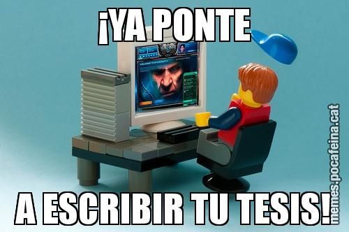 ¡YA PONTE A ESCRIBIR TU TESIS!