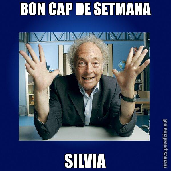 BON CAP DE SETMANA SILVIA - Eduard Punset