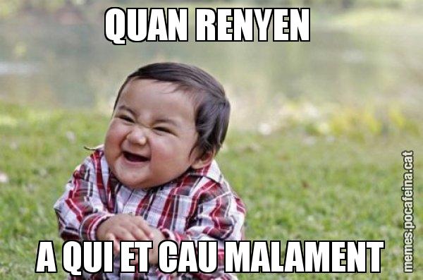 QUAN RENYEN  A QUI ET CAU MALAMENT - El diabòlic nen asiàtic