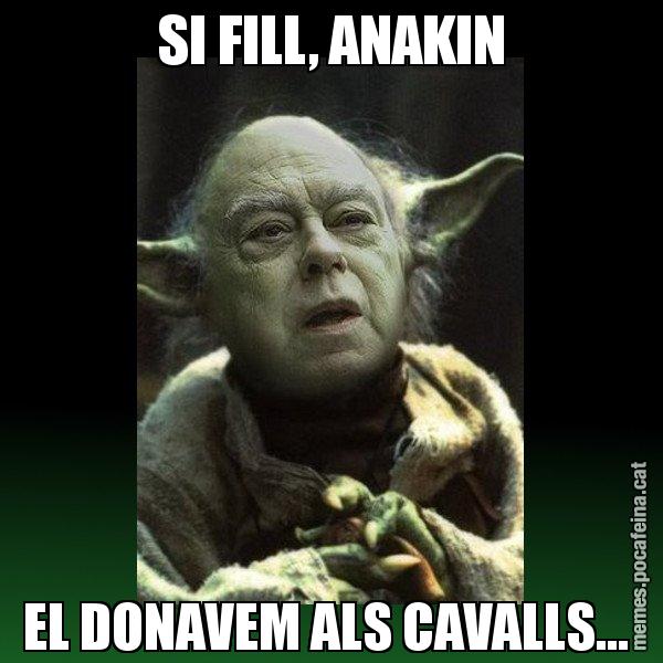 SI FILL, ANAKIN EL DONAVEM ALS CAVALLS... - Yodi Pujol