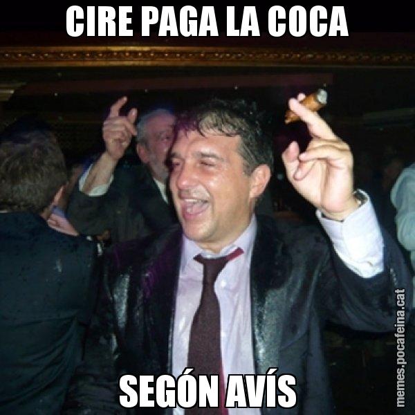CIRE PAGA LA COCA SEGÓN AVÍS - Laporta de Festa