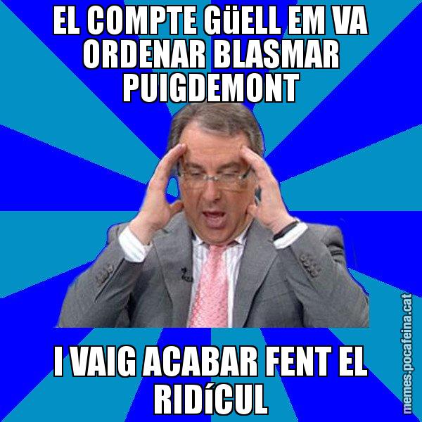 EL COMPTE GüELL EM VA ORDENAR BLASMAR PUIGDEMONT I VAIG ACABAR FENT EL RIDíCUL - Cuní Telepatia