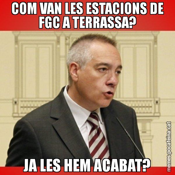 COM VAN LES ESTACIONS DE FGC A TERRASSA? JA LES HEM ACABAT? - Pere Navarro