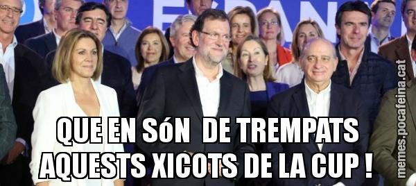 QUE EN SóN  DE TREMPATS AQUESTS XICOTS DE LA CUP !