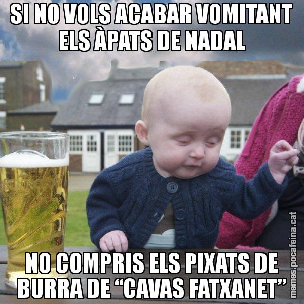 SI NO VOLS ACABAR VOMITANT ELS ÀPATS DE NADAL NO COMPRIS ELS PIXATS DE BURRA DE “CAVAS FATXANET” - El nen begut