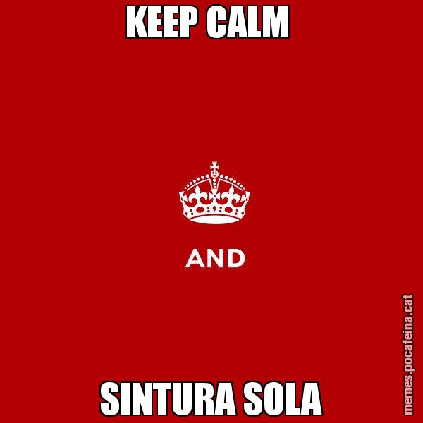 KEEP CALM  SINTURA SOLA - Keep