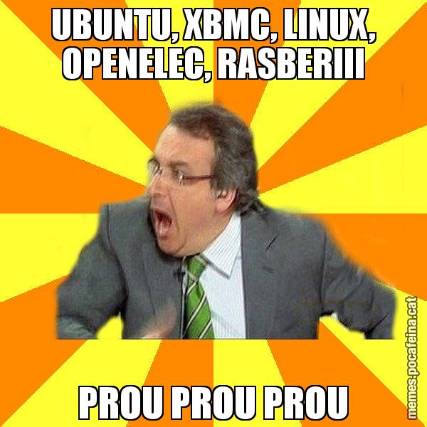 UBUNTU, XBMC, LINUX, OPENELEC, RASBERIII PROU PROU PROU - Cuní Prou!