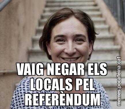 VAIG NEGAR ELS LOCALS PEL REFERÈNDUM