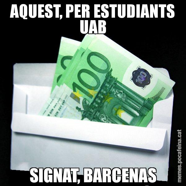 AQUEST, PER ESTUDIANTS UAB SIGNAT, BARCENAS - Sobre