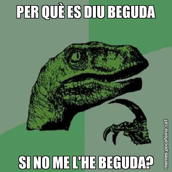 PER QUÈ ES DIU BEGUDA SI NO ME L'HE BEGUDA? - Philosoraptor