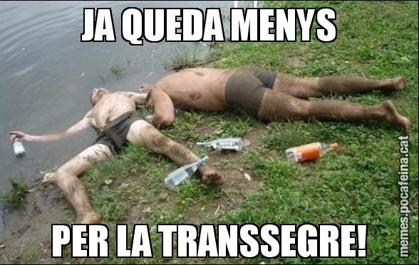 JA QUEDA MENYS PER LA TRANSSEGRE!
