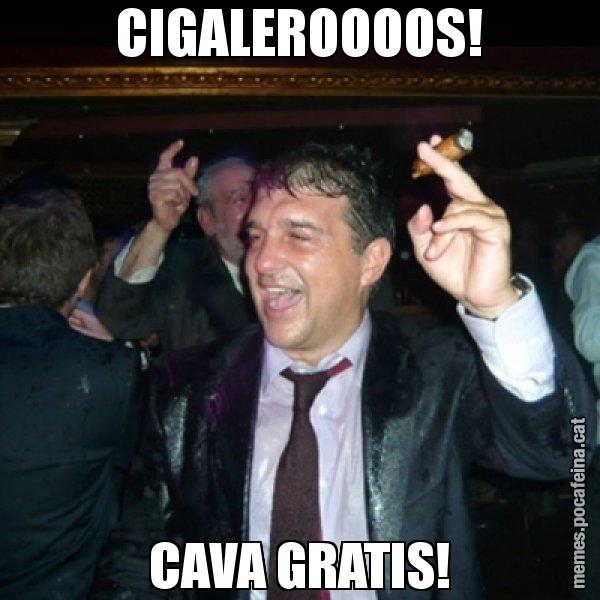 CIGALEROOOOS! CAVA GRATIS! - Laporta de Festa
