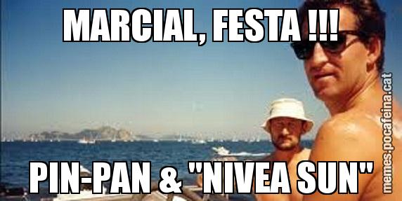 MARCIAL, FESTA !!! PIN-PAN & "NIVEA SUN"