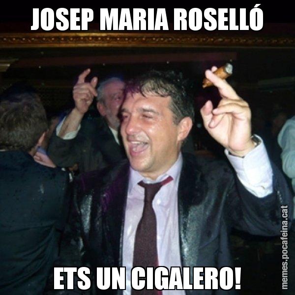 JOSEP MARIA ROSELLÓ ETS UN CIGALERO! - Laporta de Festa