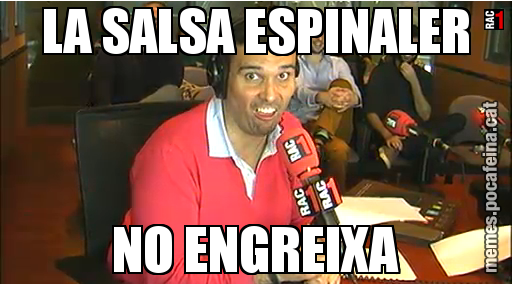 LA SALSA ESPINALER NO ENGREIXA