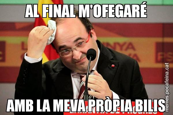 AL FINAL M'OFEGARÉ AMB LA MEVA PRÒPIA BILIS