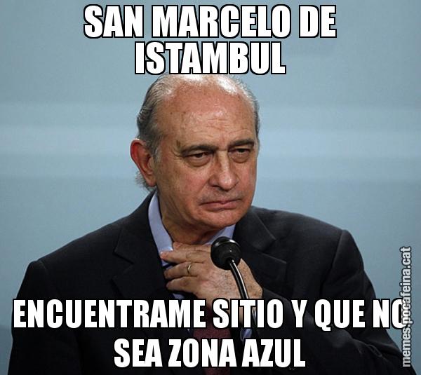 SAN MARCELO DE ISTAMBUL ENCUENTRAME SITIO Y QUE NO SEA ZONA AZUL
