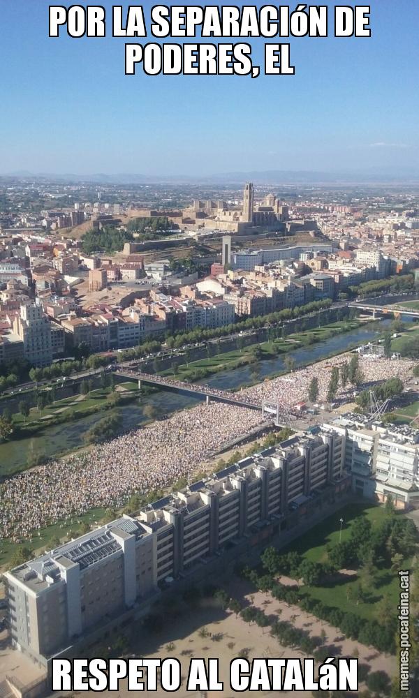 POR LA SEPARACIóN DE PODERES, EL RESPETO AL CATALáN