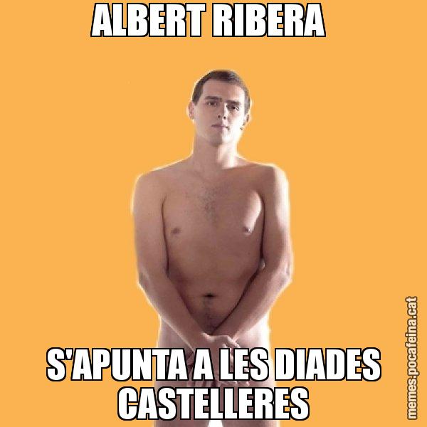 ALBERT RIBERA  S'APUNTA A LES DIADES CASTELLERES - Albert Rivera