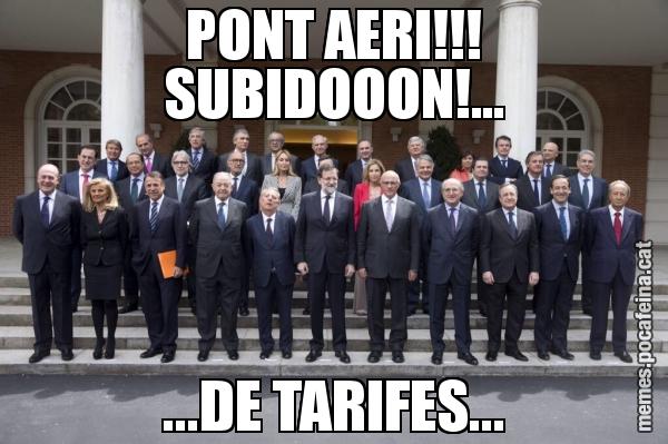 PONT AERI!!! SUBIDOOON!... ...DE TARIFES...