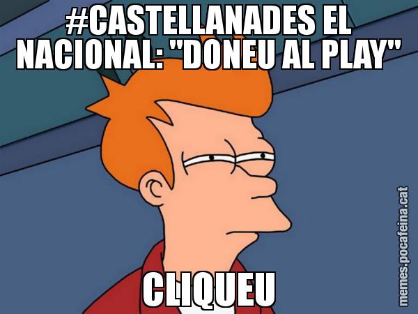 #CASTELLANADES EL NACIONAL: "DONEU AL PLAY" CLIQUEU - Futurama Fry