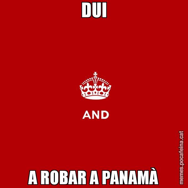 DUI A ROBAR A PANAMÀ - Keep