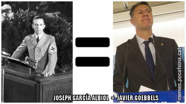 JOSEPH GARCÍA ALBIOL  =  JAVIER GOEBBELS