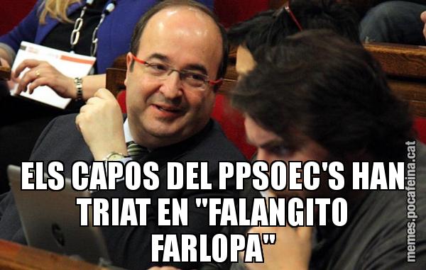 ELS CAPOS DEL PPSOEC'S HAN TRIAT EN "FALANGITO FARLOPA"