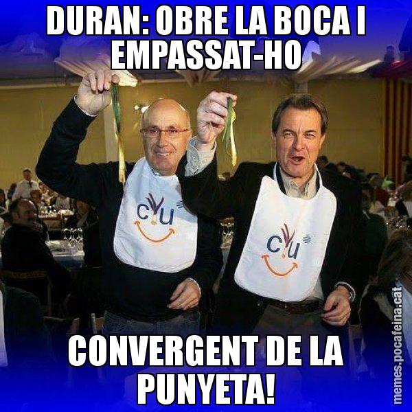 DURAN: OBRE LA BOCA I EMPASSAT-HO CONVERGENT DE LA PUNYETA! - Calçotada CiU
