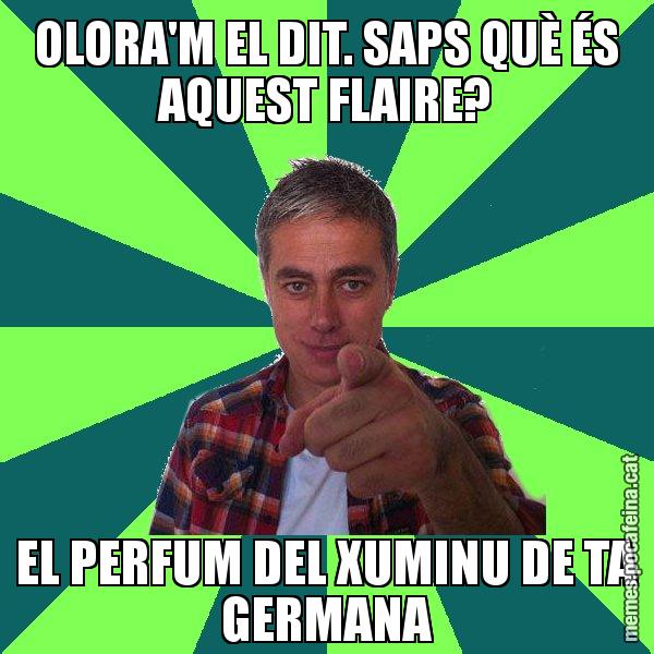 OLORA'M EL DIT. SAPS QUÈ ÉS AQUEST FLAIRE? EL PERFUM DEL XUMINU DE TA GERMANA - Albert Om