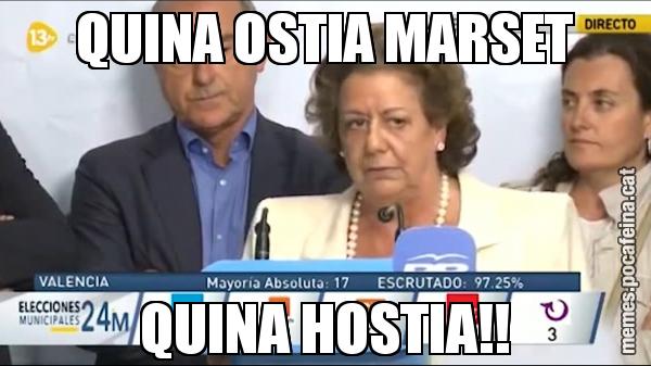 QUINA OSTIA MARSET QUINA HOSTIA!!