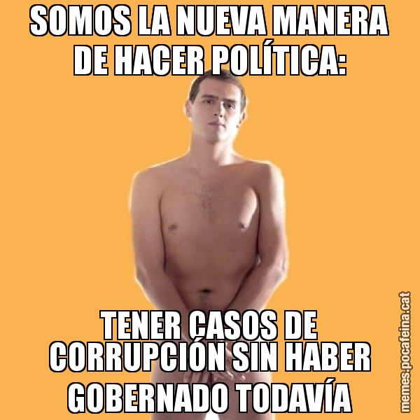 SOMOS LA NUEVA MANERA DE HACER POLÍTICA: TENER CASOS DE CORRUPCIÓN SIN HABER GOBERNADO TODAVÍA - Albert Rivera