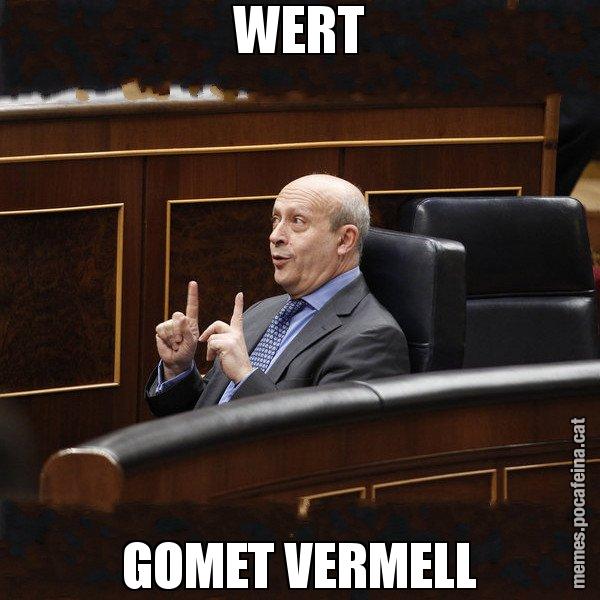 WERT GOMET VERMELL - Ministre Wert