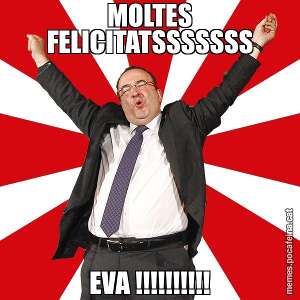 MOLTES FELICITATSSSSSSS EVA !!!!!!!!!! - Miquel Iceta - 27S