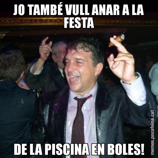 JO TAMBÉ VULL ANAR A LA FESTA DE LA PISCINA EN BOLES! - Laporta de Festa